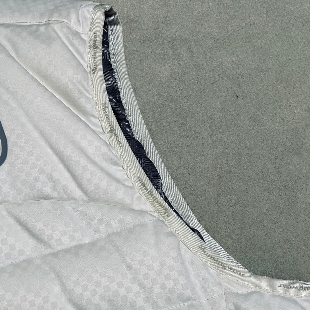 マンシングウェア　ゴルフ　フルジップダウンベスト　L 美品　高保温　オフホワイト