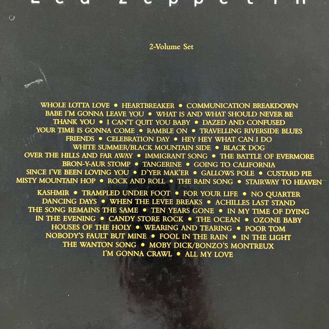 LED ZEPPELIN レッド・ツェッペリン　バンドスコア　洋書　2冊セット