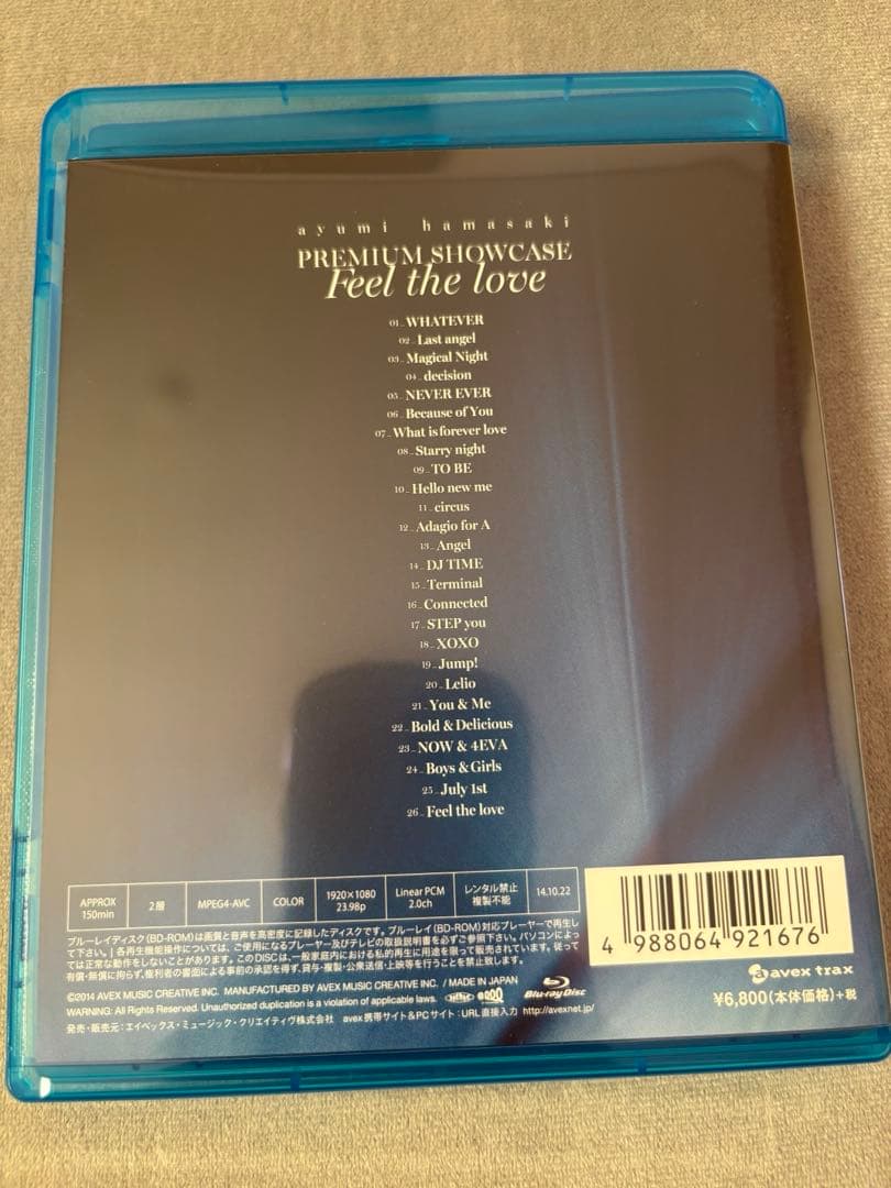 浜崎あゆみ　PREMIUM SHOWCASE　Blu-ray