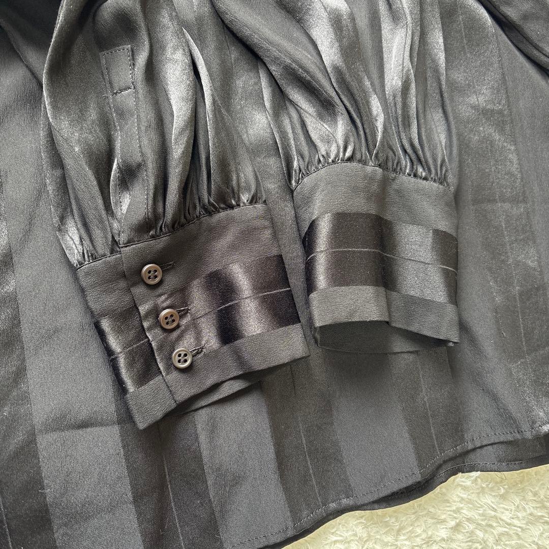 ドゥーズィエムクラス✨シルクサテン ボリュームスリーブブラウス　sizeフリー