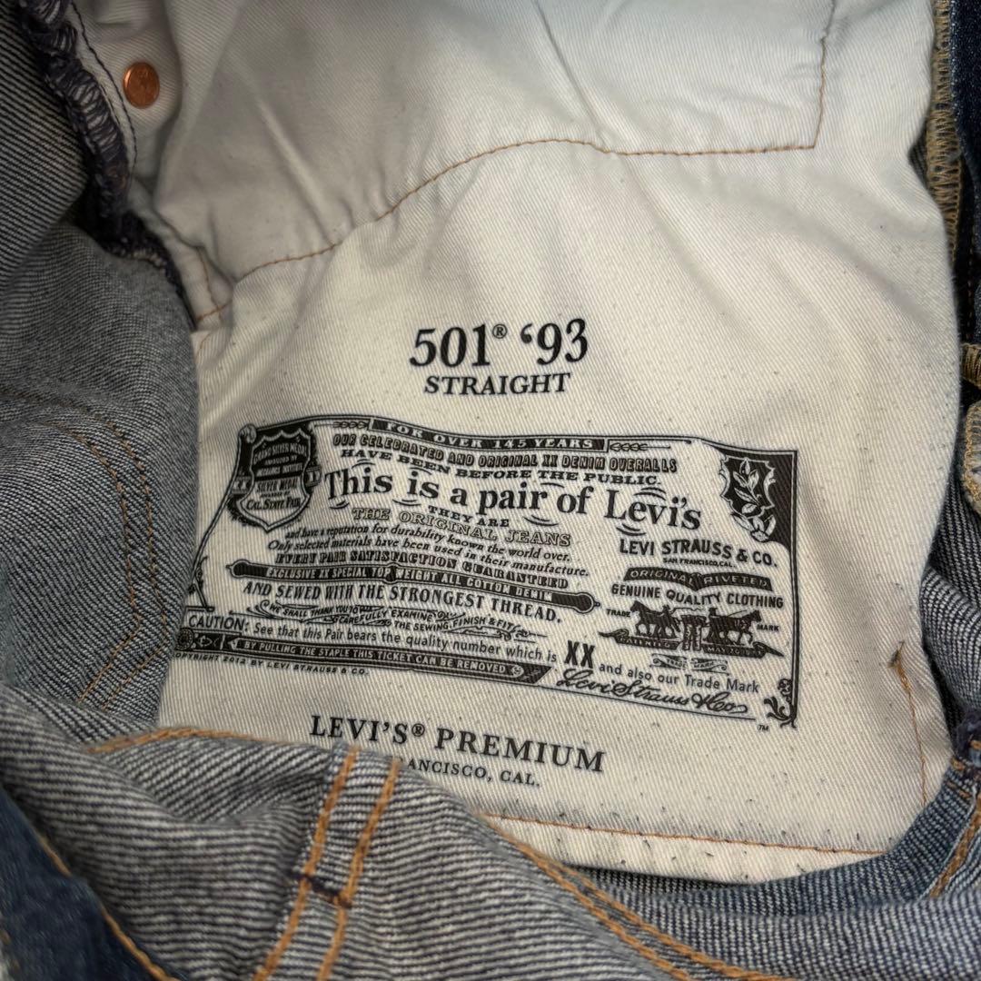 状態良好！Levi's premium 501'93 BigE デニム w32