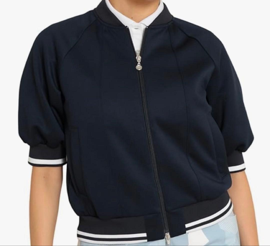 [キャロウェイ] レディース フルジップスウェット(ダンボールニット)