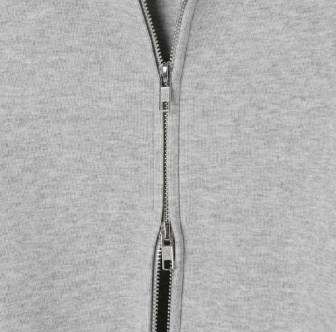 LEPSIM パフエアZIPBIGフーディー　トップグレー