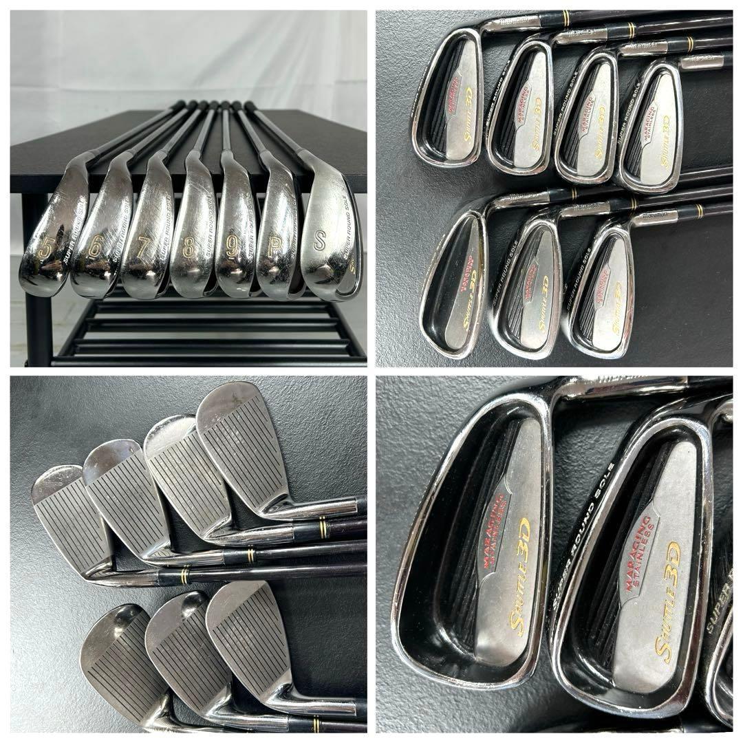 本格派　メンズゴルフクラブ　11本　フルセット　マルマン　シャトル