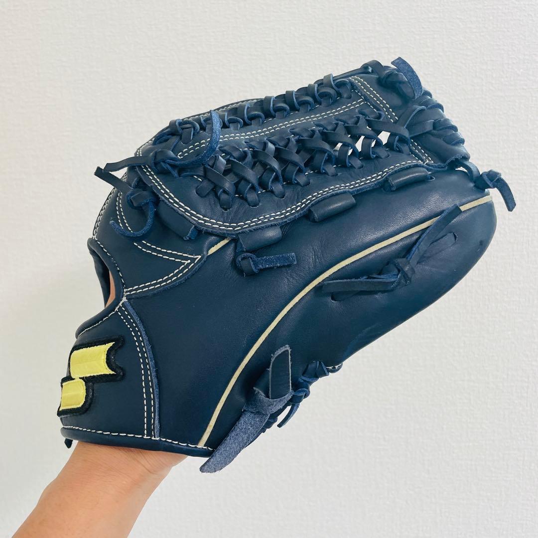 極美品❣️【SSK】エスエスケー野球グローブ　軟式用　即戦力　ネイビー