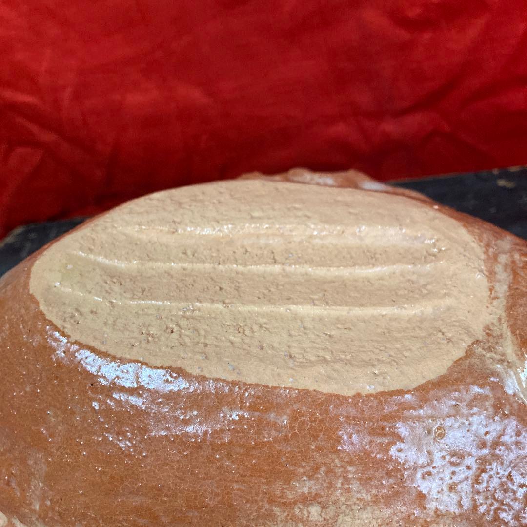 赤楽　鯛形　蓋物　二客