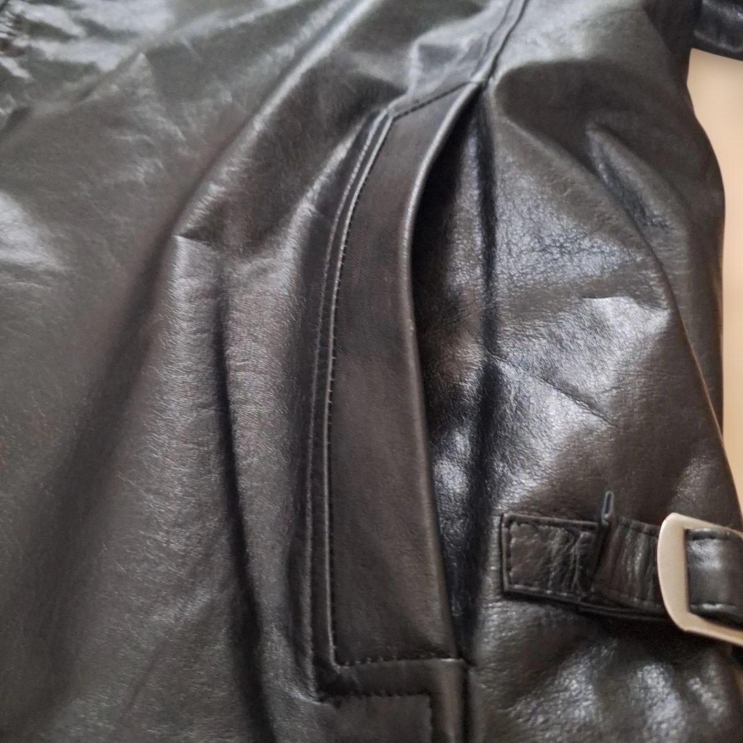 STUSSY レザーライダース LARGE 裏キルティング