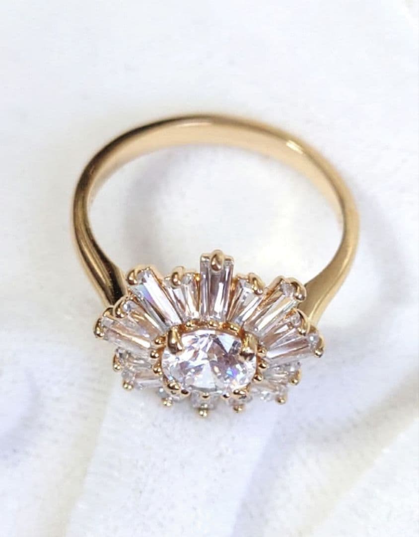 SWAROVSKI　太陽 SUNSHINE リング 　55サイズ