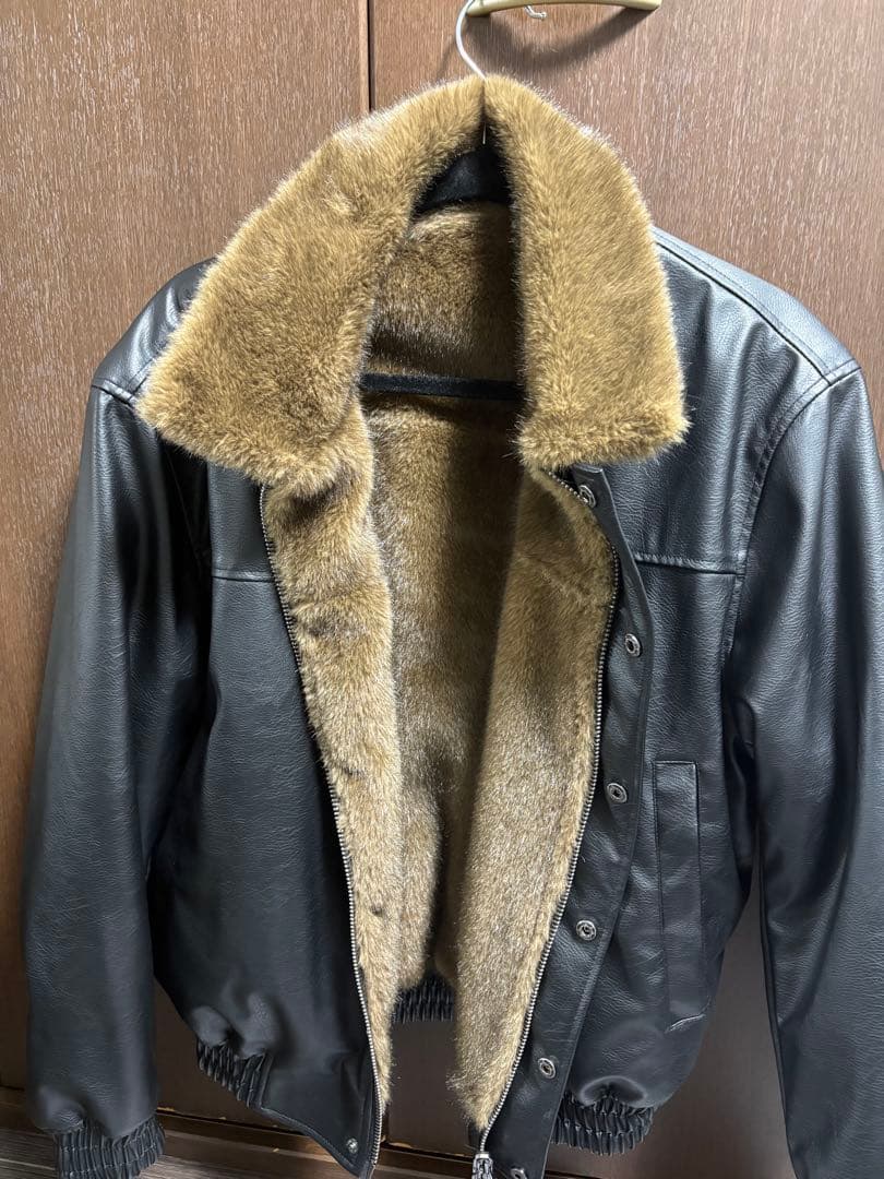 ZARA リバーシブル フェイクレザージャケット