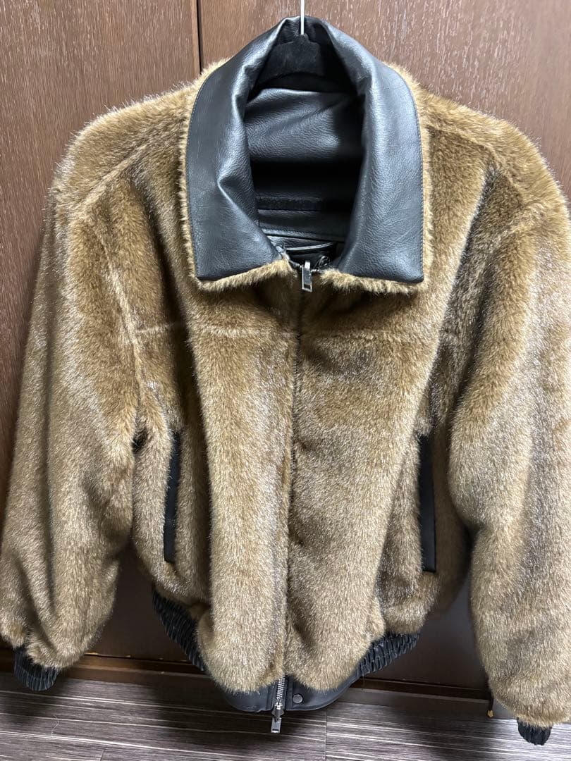 ZARA リバーシブル フェイクレザージャケット