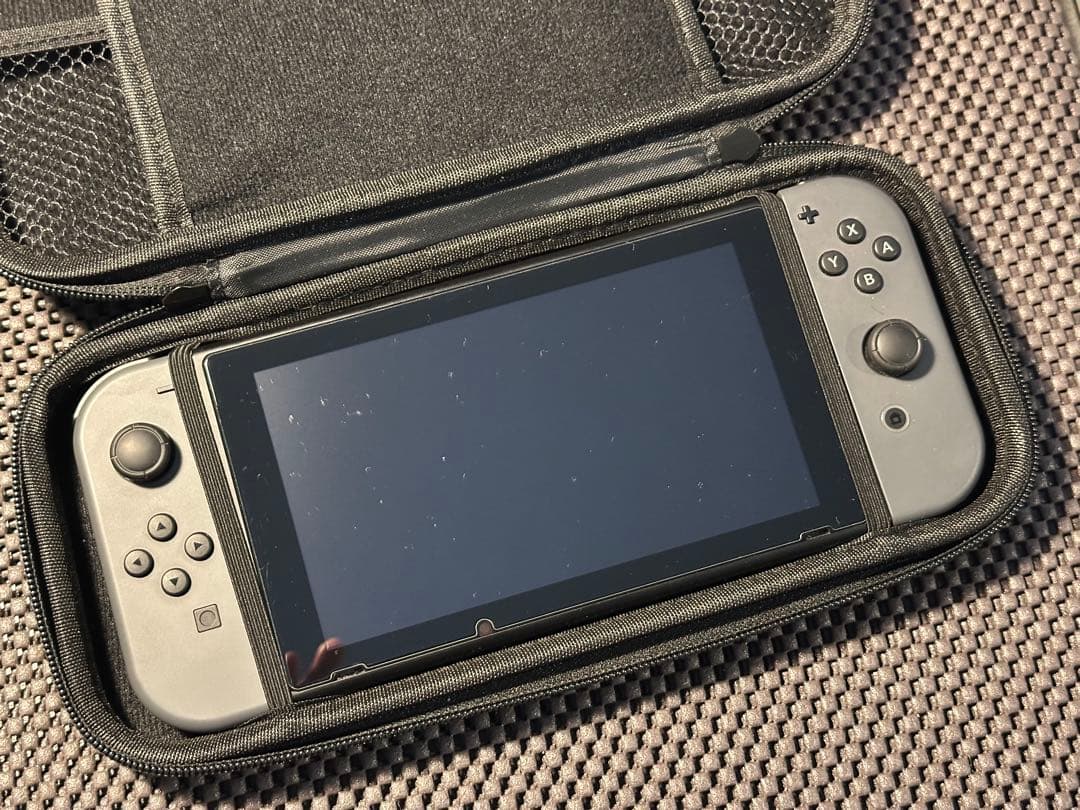 ★箱付き★Nintendo Switch グレー 本体　SDカード64GB付