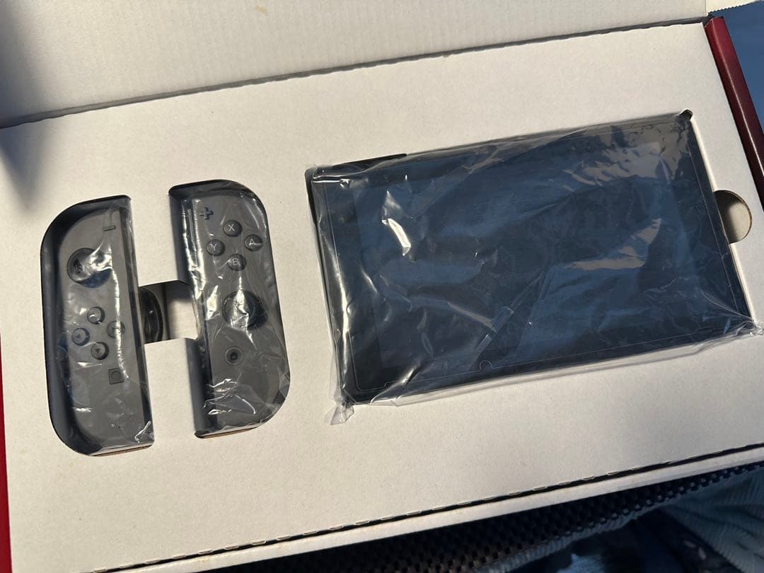 ★箱付き★Nintendo Switch グレー 本体　SDカード64GB付