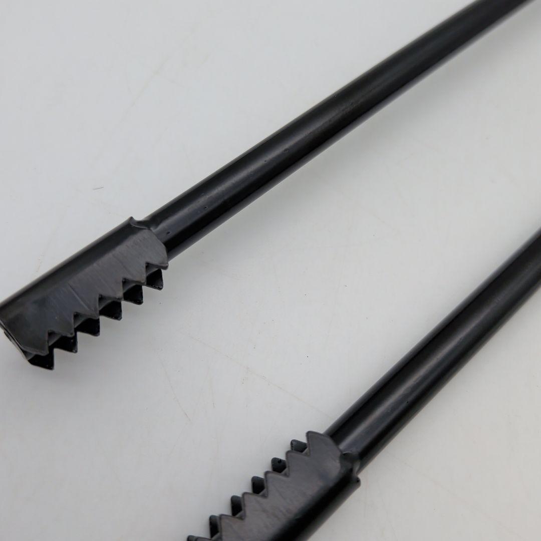 ② chicer 薪ばさみ バーベキュー用 トング キャンプ 火バサミ ハサミ