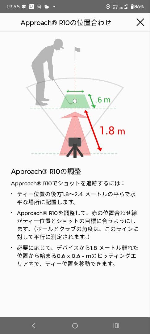 Garmin Approach R10 弾道測定器