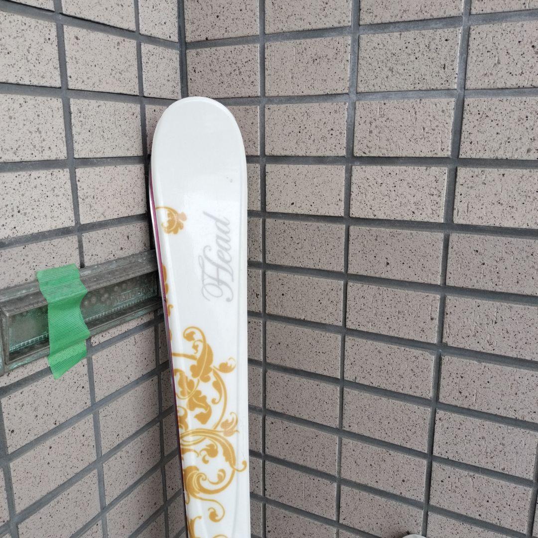 Head スキー板&ポール⭐︎ ホワイト・ゴールドセット　ブーツ