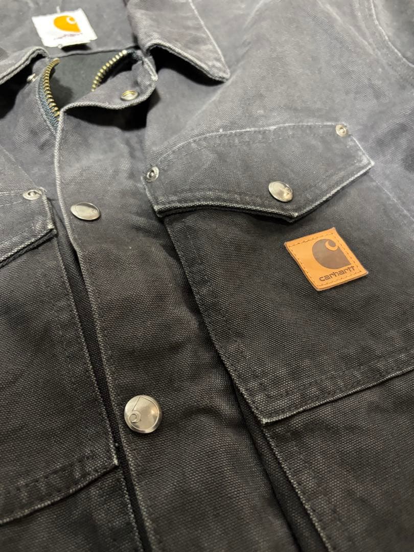 【USA企業刺繍】Carhartt ワークジャケット L Jeff