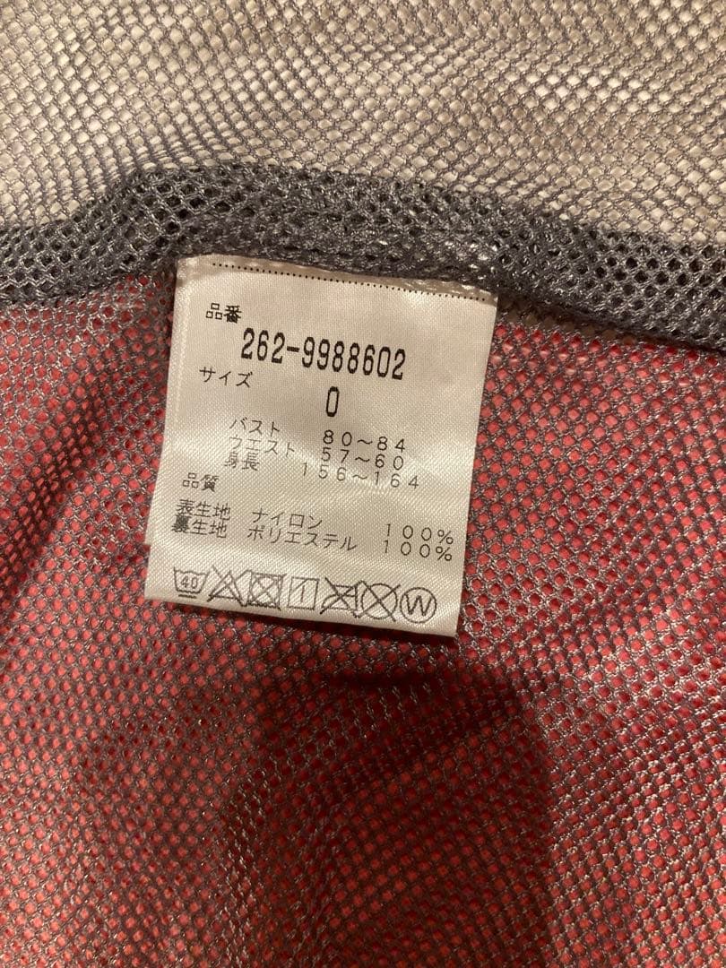 JACK BUNNY レインウェア 上下セット赤／白