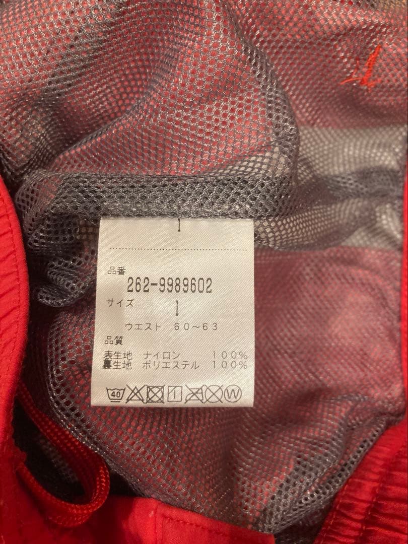 JACK BUNNY レインウェア 上下セット赤／白