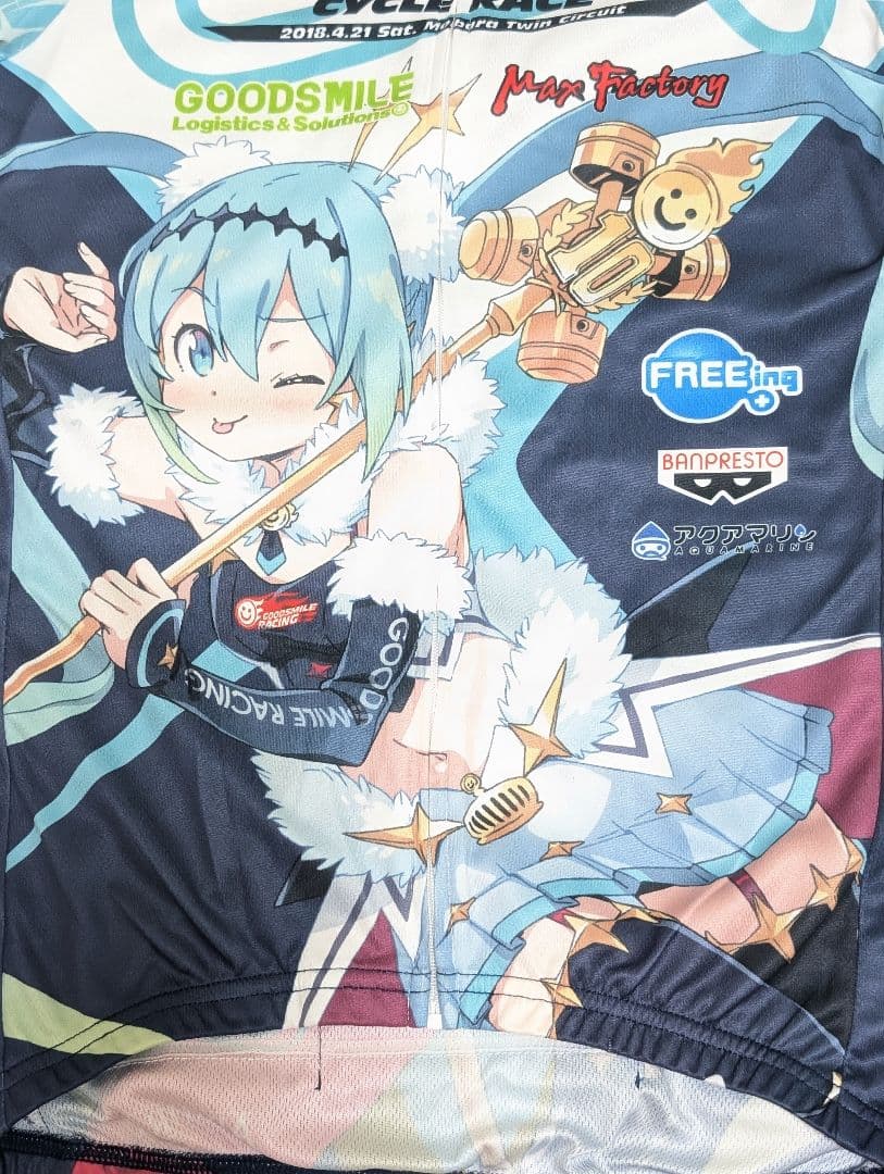 サイクルジャージ レーシングミク 2018 第8回 GSRカップ記念 Sサイズ