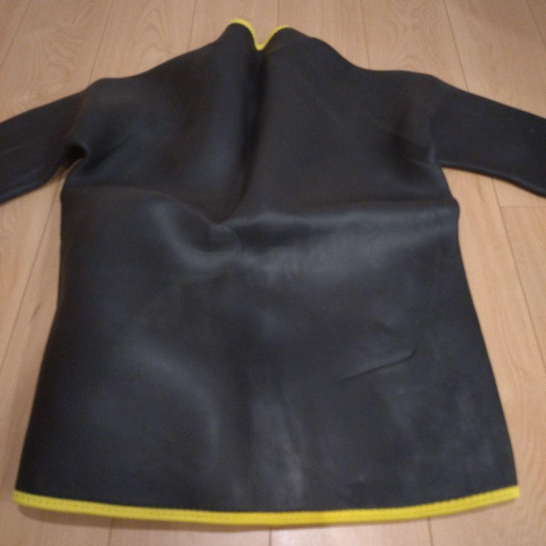 『最終値下げ』ウェットスーツ5mm大きいサイズ上下セット 黒/黄色