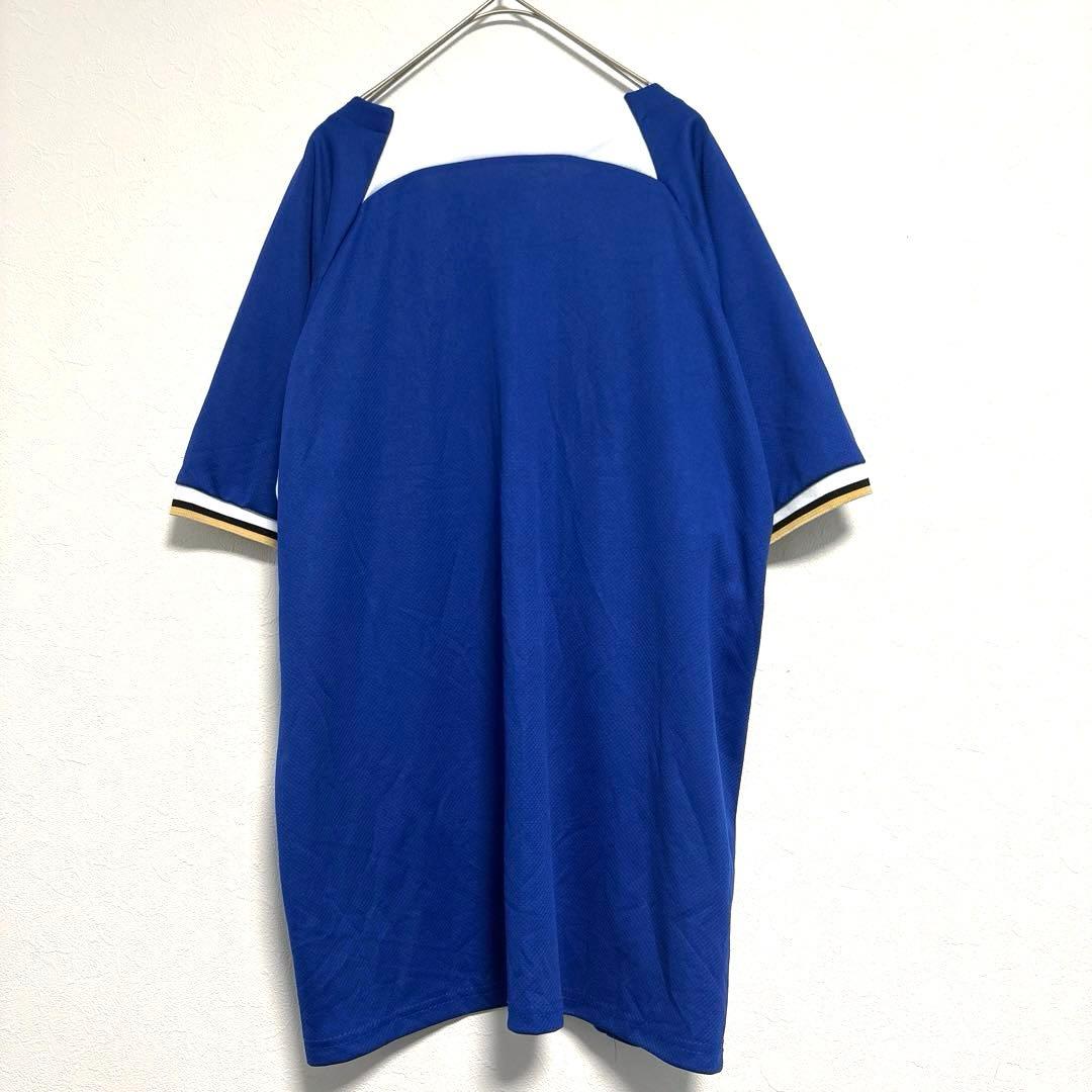 【正規品】FCバルセロナ ゲームシャツ L NIKE 青×エンジ ドリルトップ