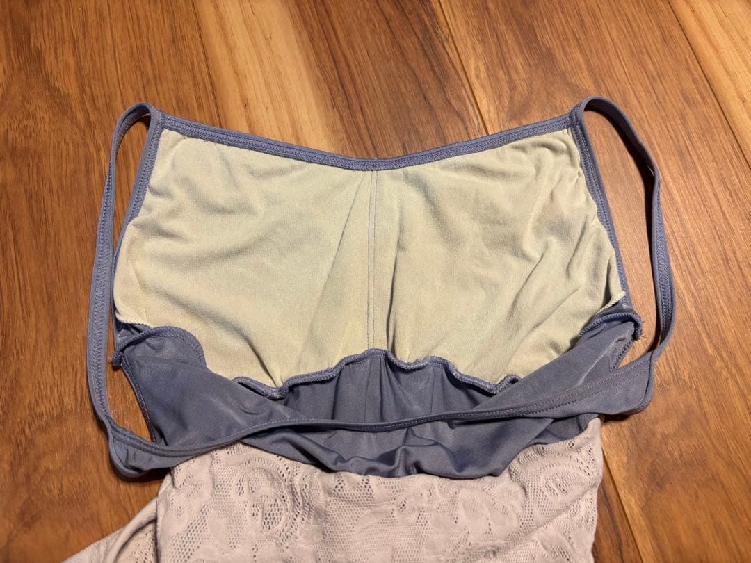 美品　チャコット ノーソーイング　ハーフスリーブ レオタード　M