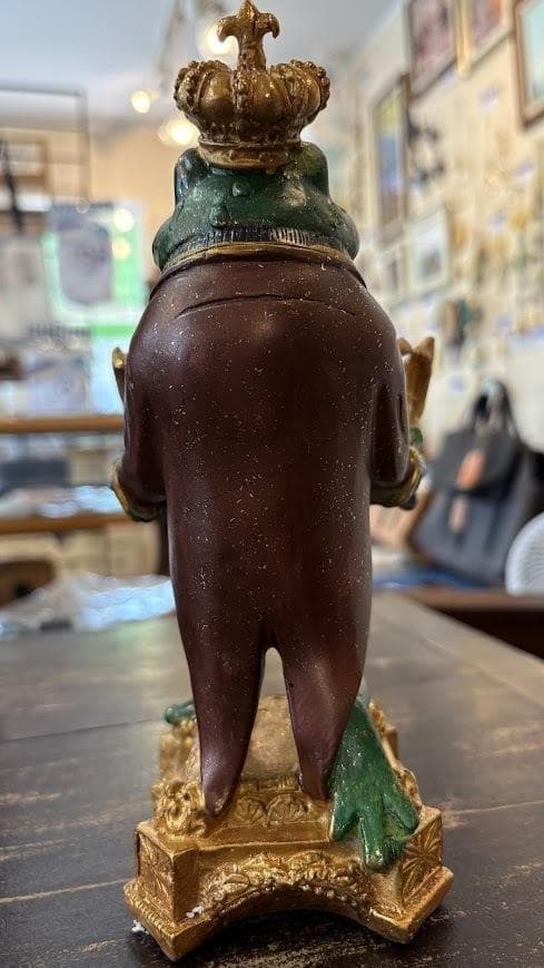 コベントガーデン　ロイヤルプリンス・フロッグ　カエルの置物