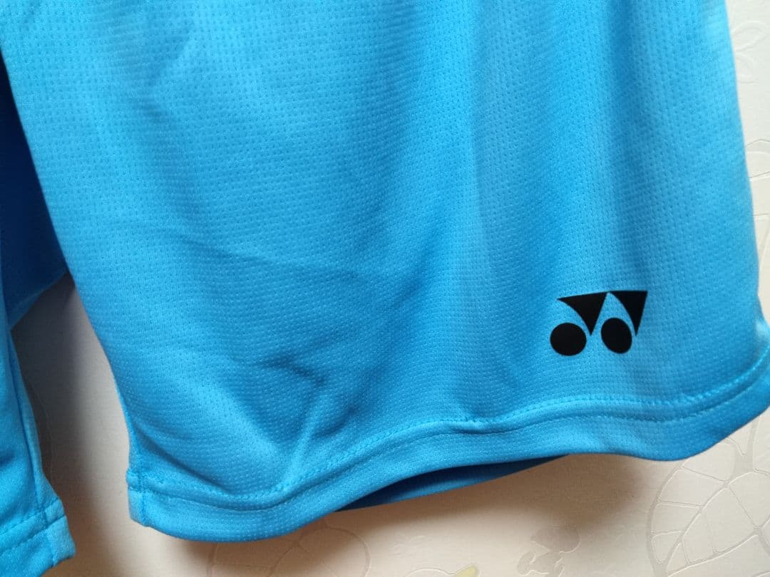 【2枚セット】YONEX ショートパンツ L 青×黒ロゴ