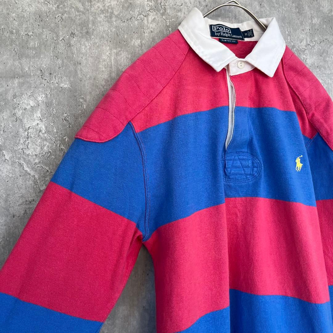 【状態◯】ポロ ラルフローレン 長袖 ラガーシャツ 古着 ユニセックス