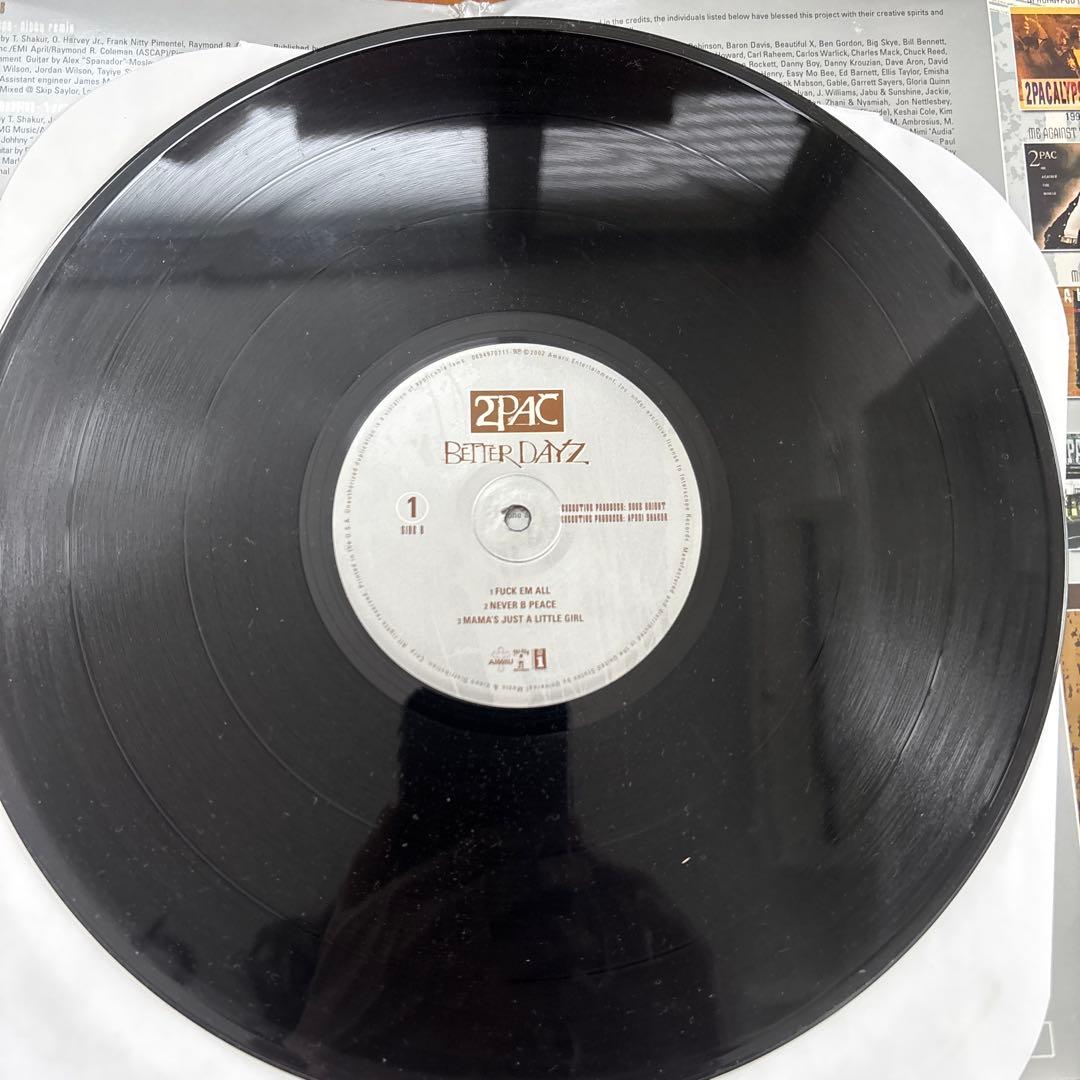 2PAC BETTER DAYZ レコード　4枚組