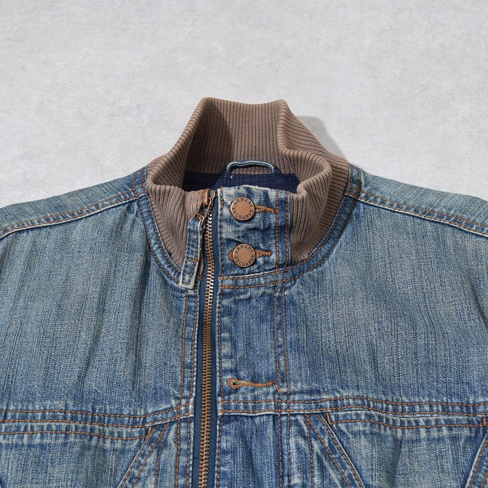 ジャケット・アウター 90s ARMANI EXCHANGE gimmick denim jacket