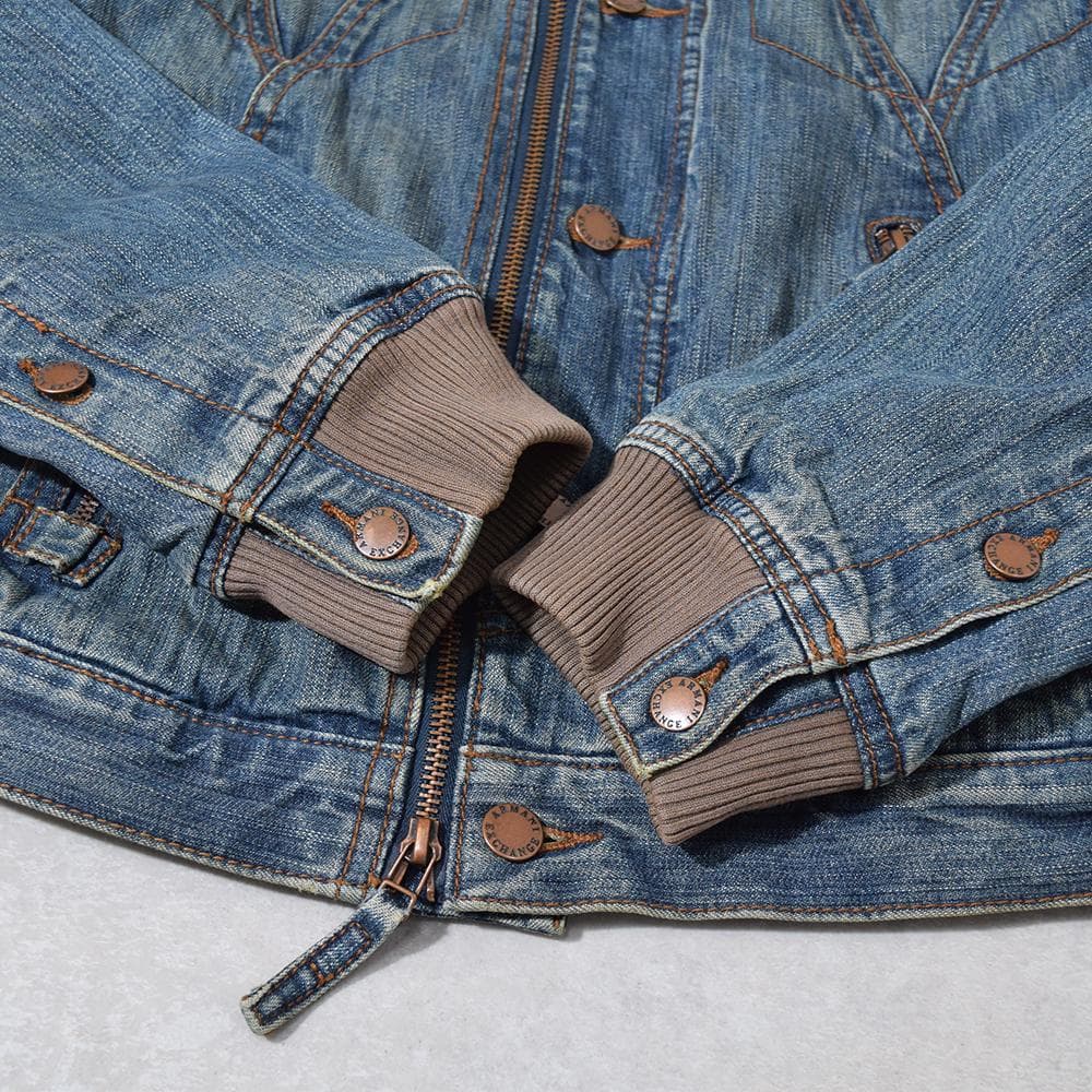 ジャケット・アウター 90s ARMANI EXCHANGE gimmick denim jacket
