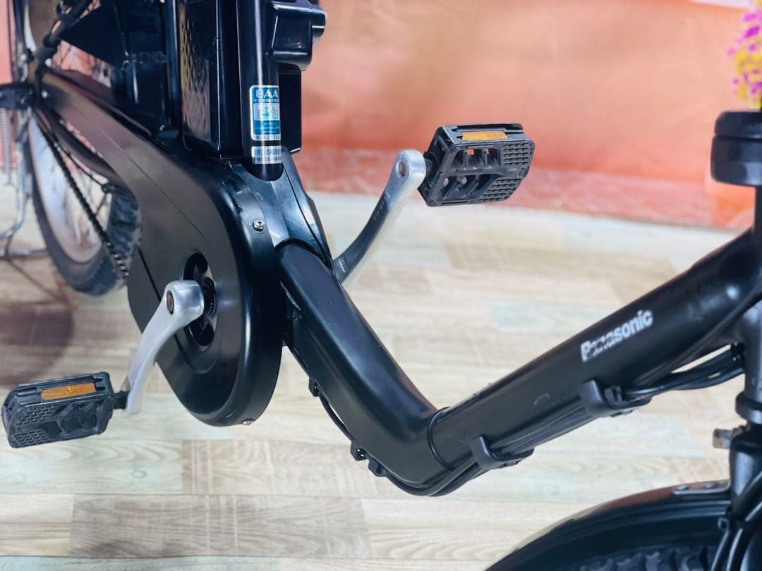 パナソニックギュット⭐️12AH！子供乗せ電動アシスト自転車Y2335