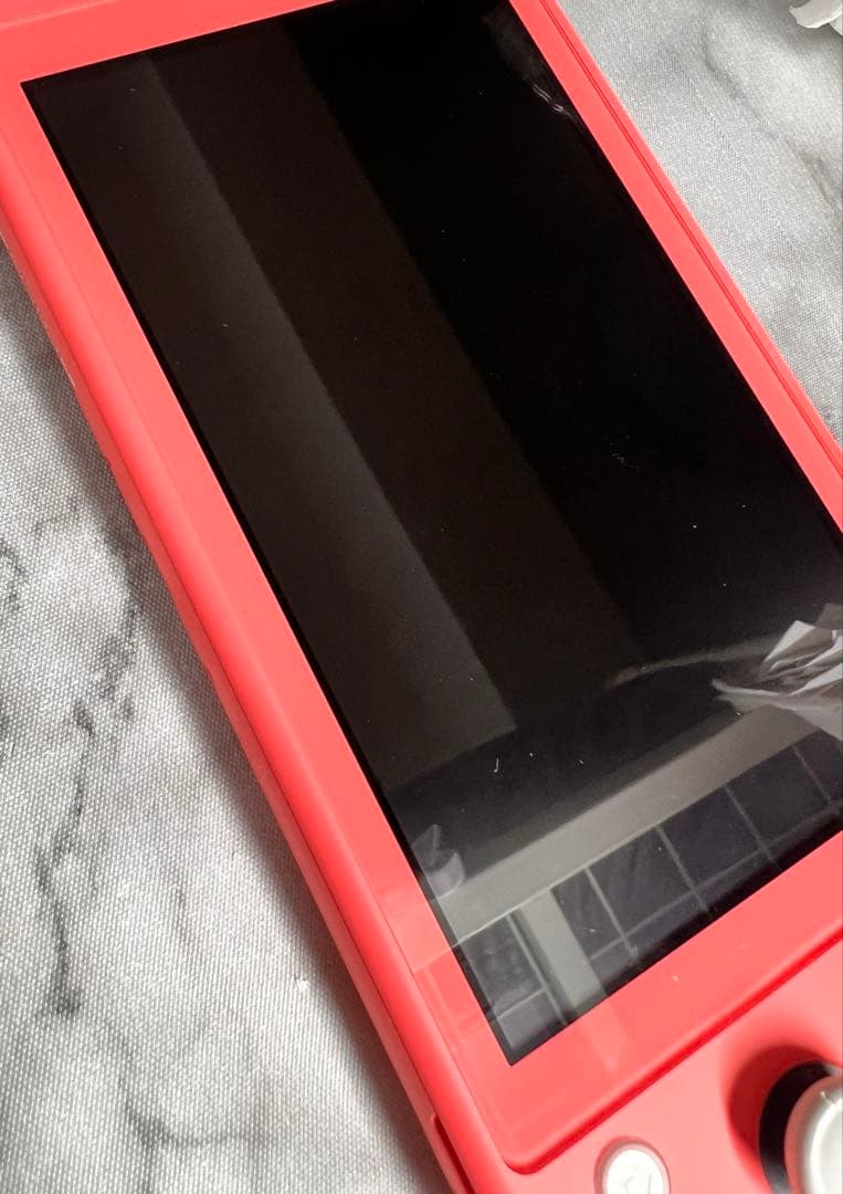 ジャンク品　Switch Lite ピンク　ACアダプター付き