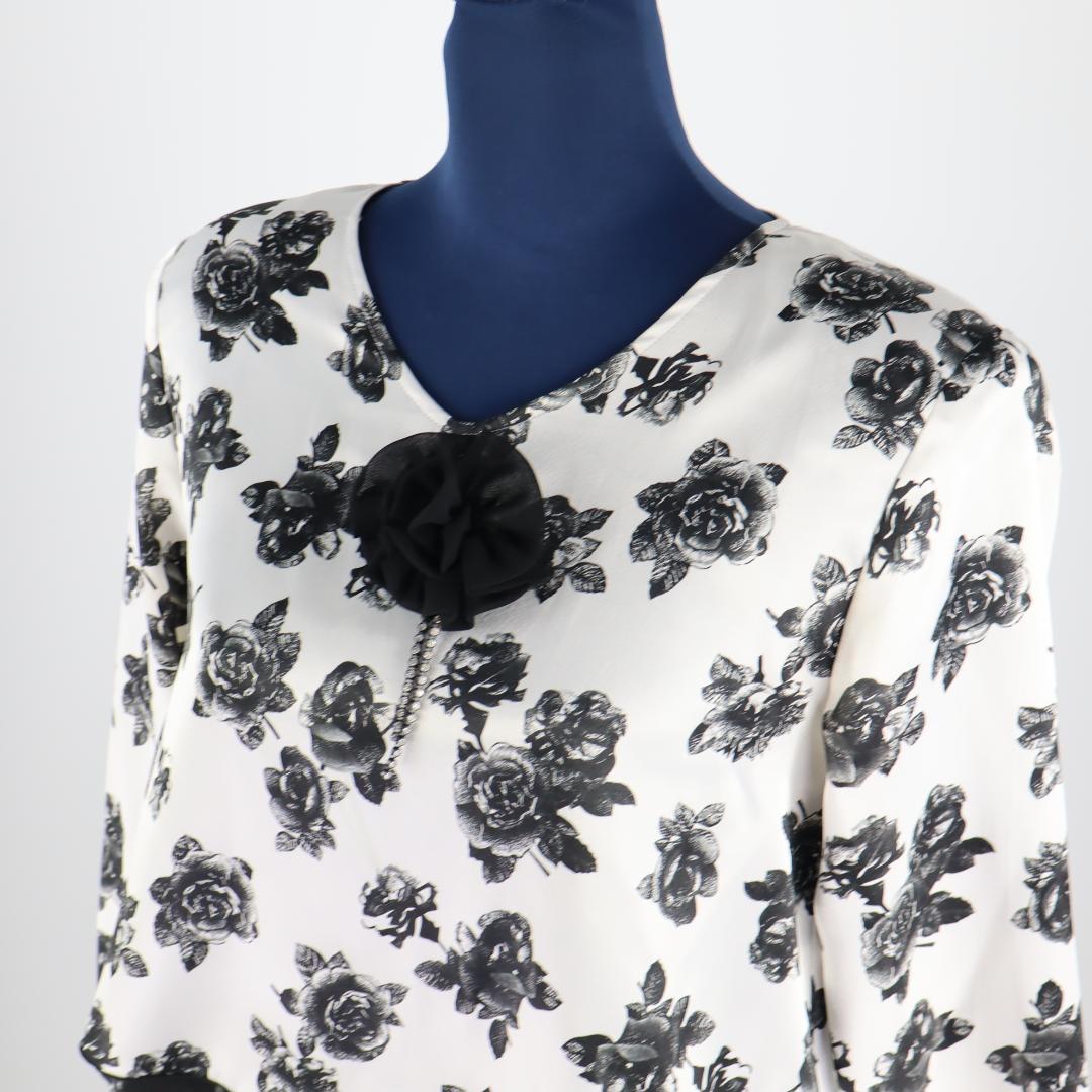 【美品 日本製 社交ダンス衣装】Sanline サンリーヌ ブラウス スカート