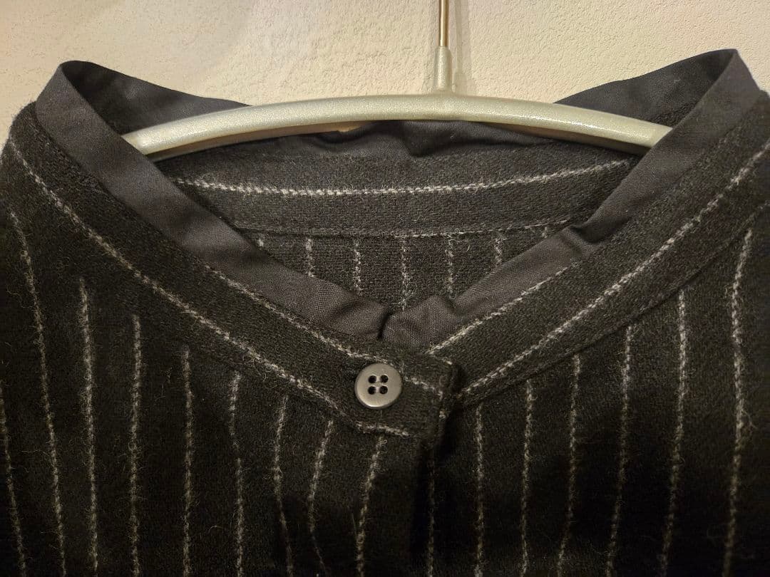 【新品】コンジェペイエ アデュートリステス ウールストライプ ワンピース M