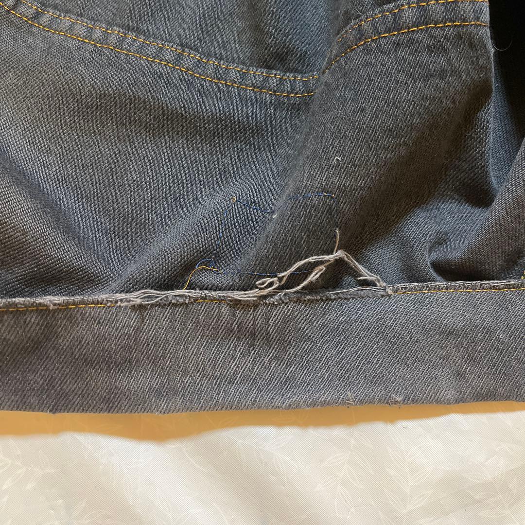 90s USA製　リーバイス70507 ブラック　 デニムジャケット　XL相当