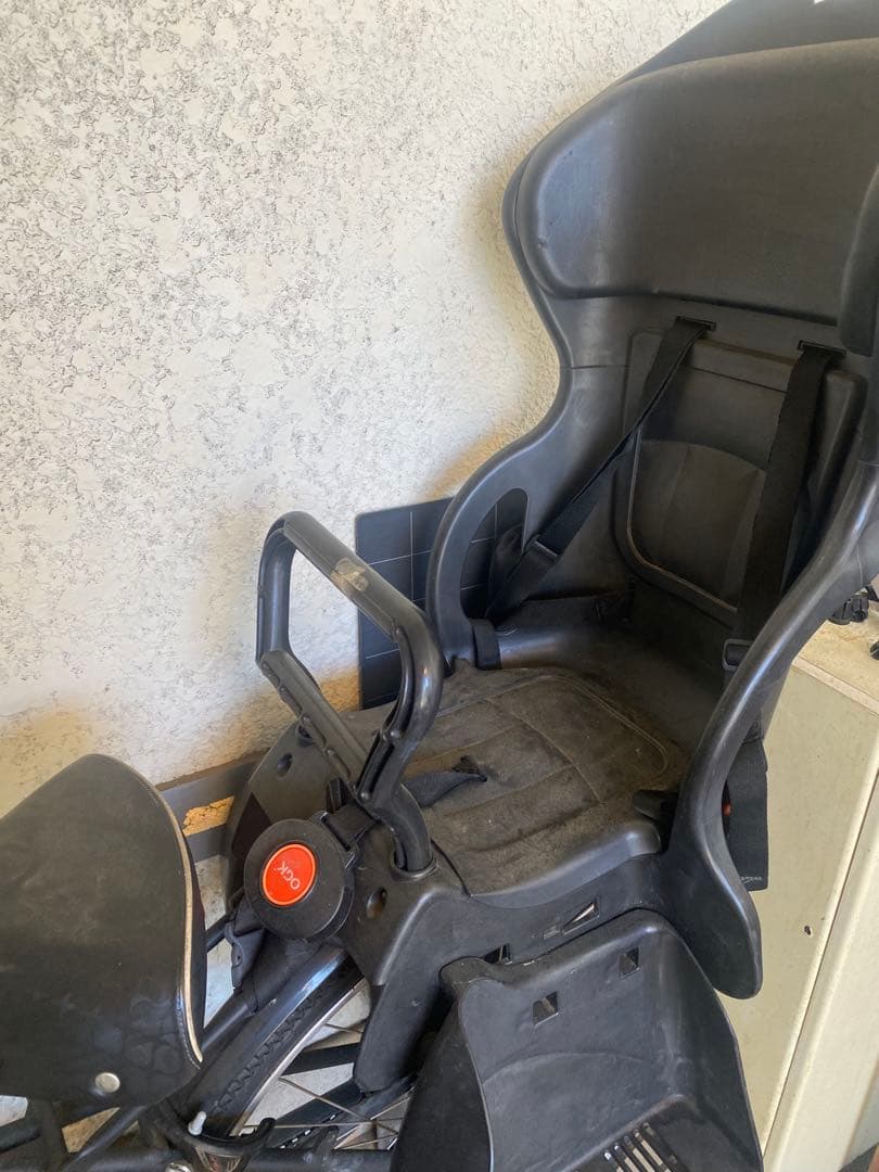 【引き取り限定】電動アシスト自転車 チャイルドシート付き 黒