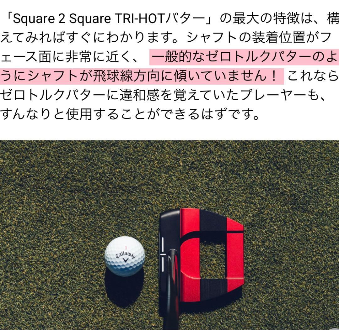 Square 2 Square TRI-HOT JAILBIRDパター　長さ34