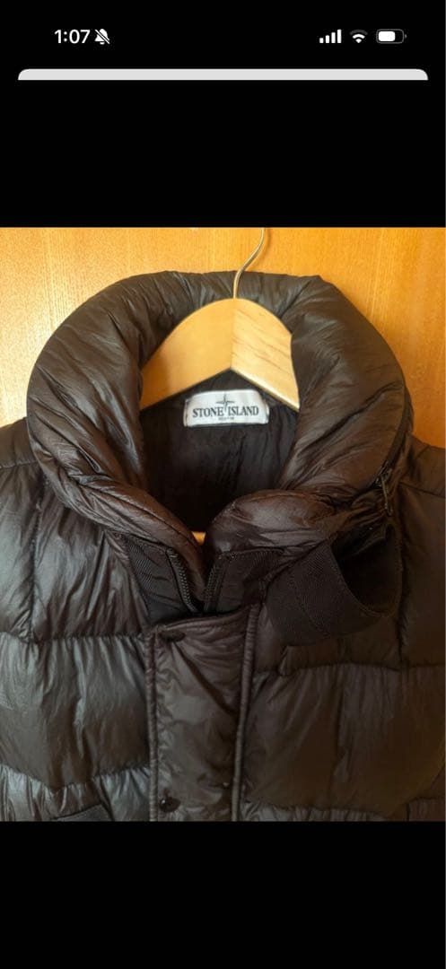 STONE  ブラックダウンベスト