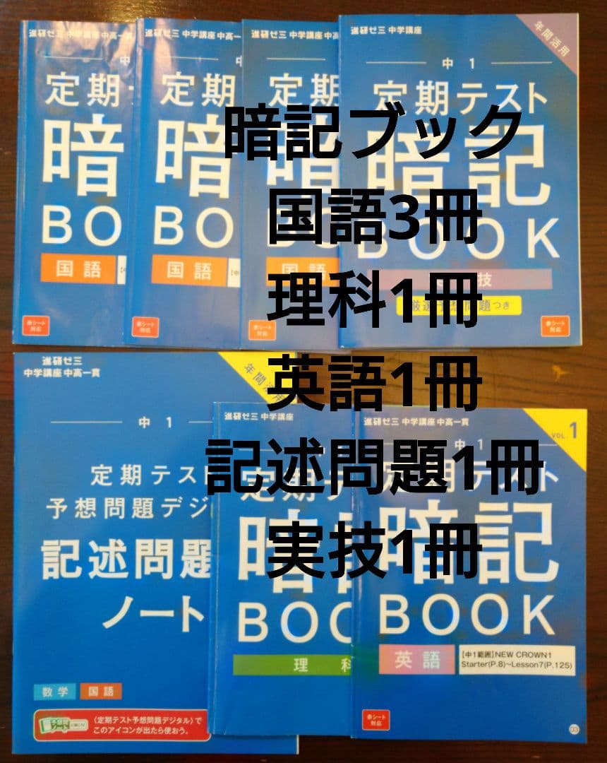 進研ゼミ中学生コース　中高一貫スタンダード中1　2024/4〜2025/2　美品