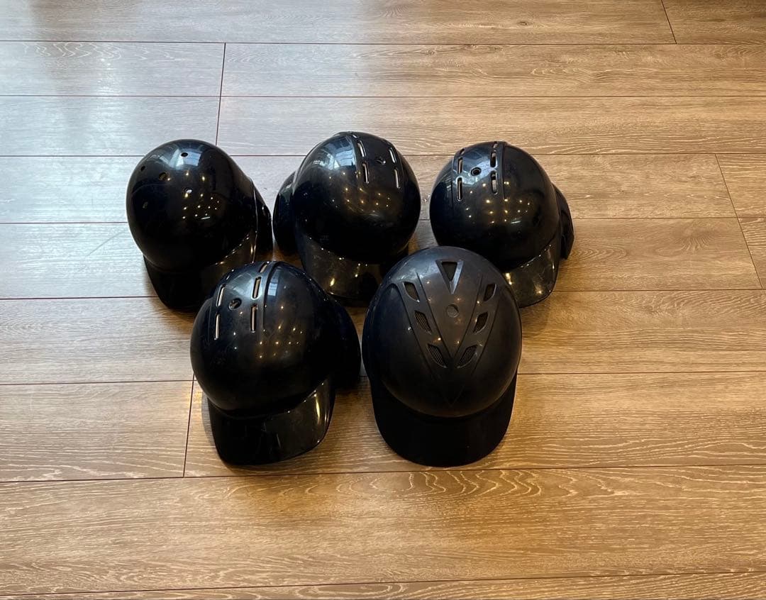 J.S.B.B バッター用ヘルメット 5個セット 黒