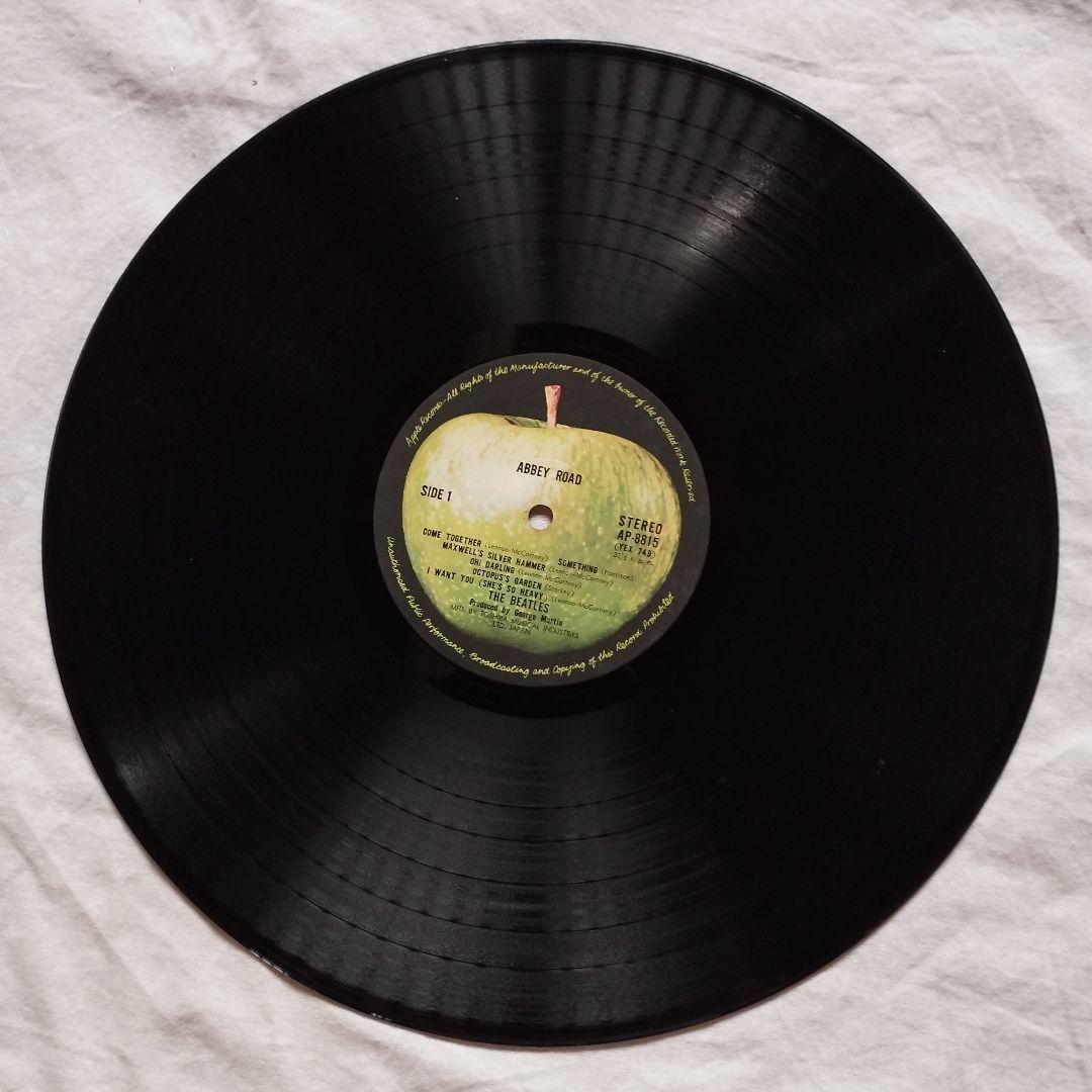 レコード　国内盤　帯付き　アビーロード　ビートルズ　送料込み