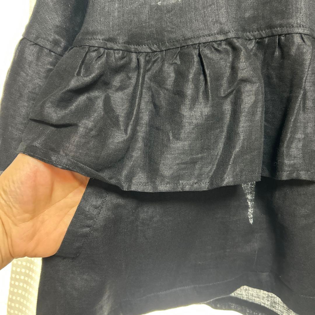 ビアズリー　リネンフリルはおり