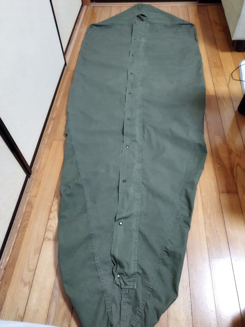 (5097)米軍実物　US．スリーピングバッグカバー　M-1945　ユーズド