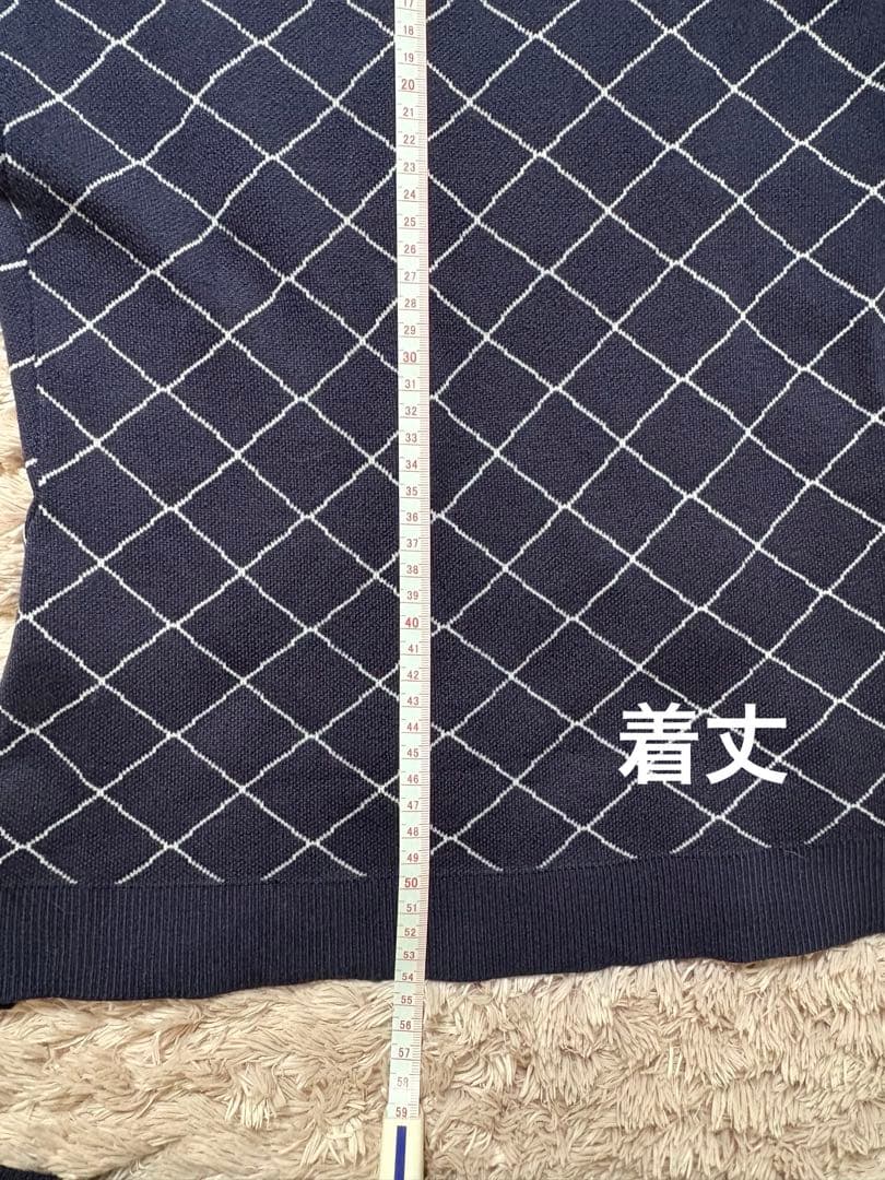 デサントニット上下セット　上S下M ネイビー