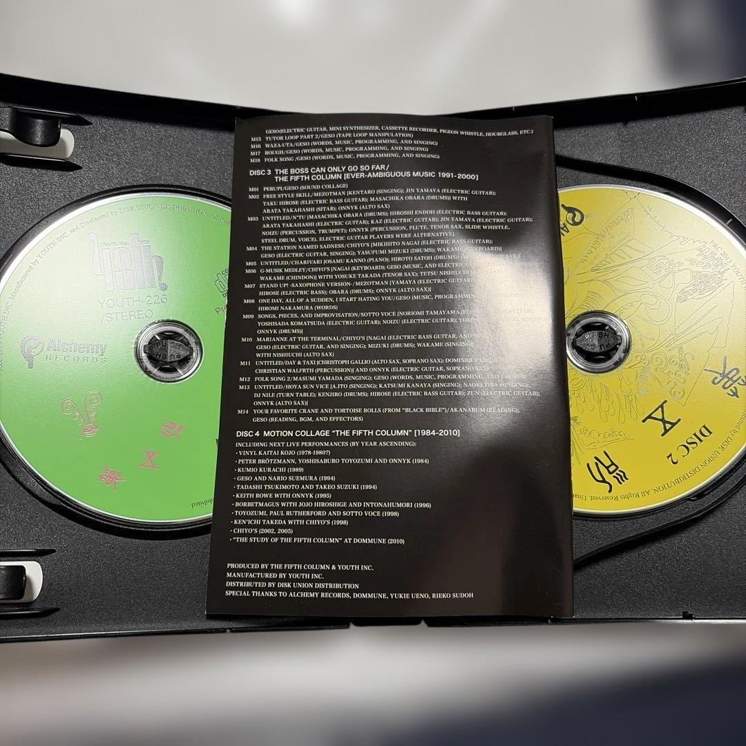 第五列 1976～2010 音源+映像 3CD+1DVD BOX