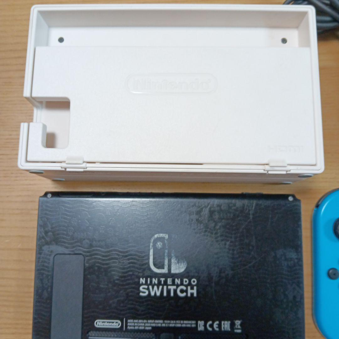 Switch本体　あつ森バージョンの本体、ドックセット