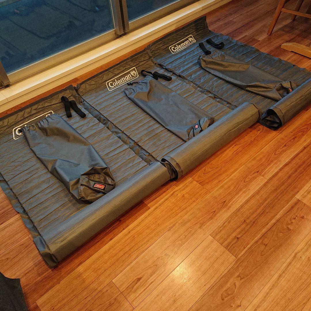 Coleman スリーピングマット 3枚セット グレー