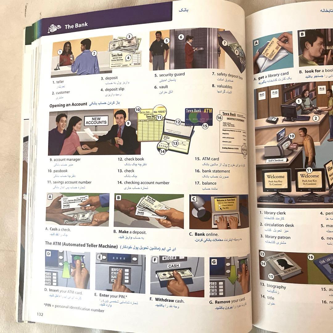 Oxford picture dictionary Farsi ペルシャ語辞書